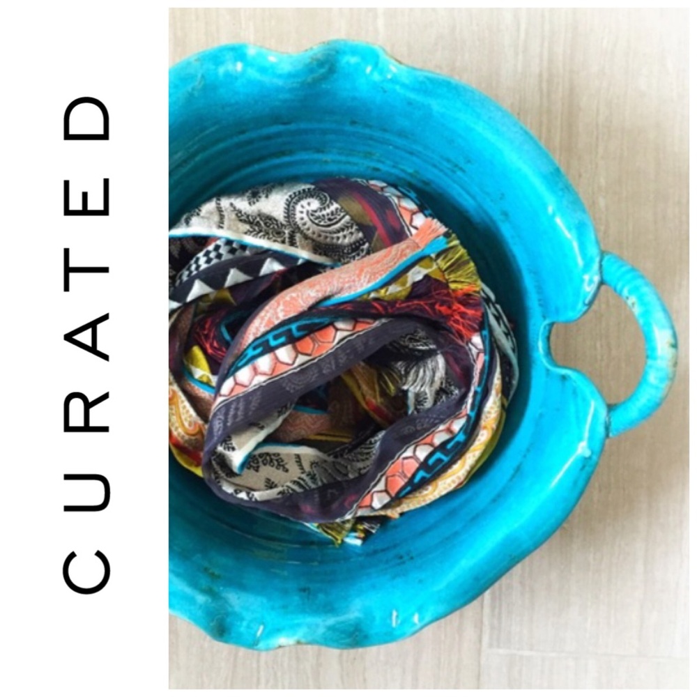 Curated Multicolor Women's Scarf - Vibrant Patterned Wrap